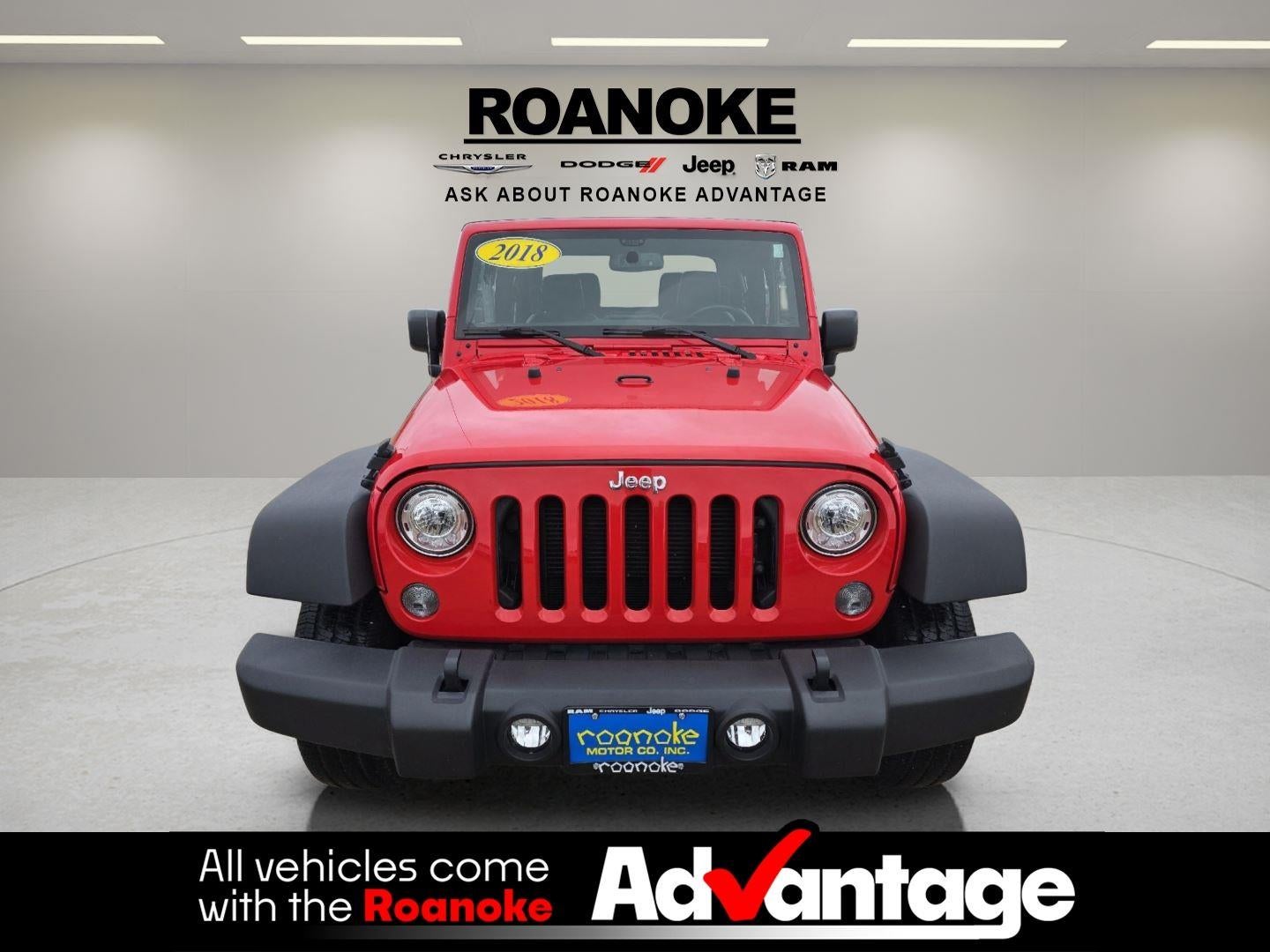 2018 Jeep Wrangler JK Sport S