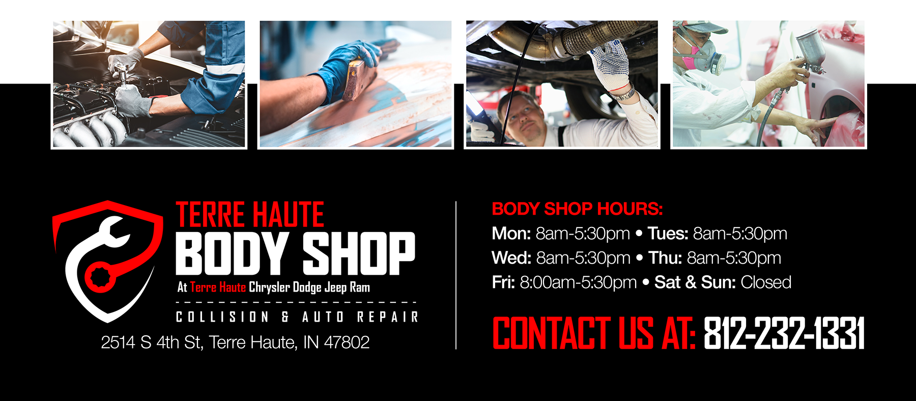 Terre Haute Auto Body Logo