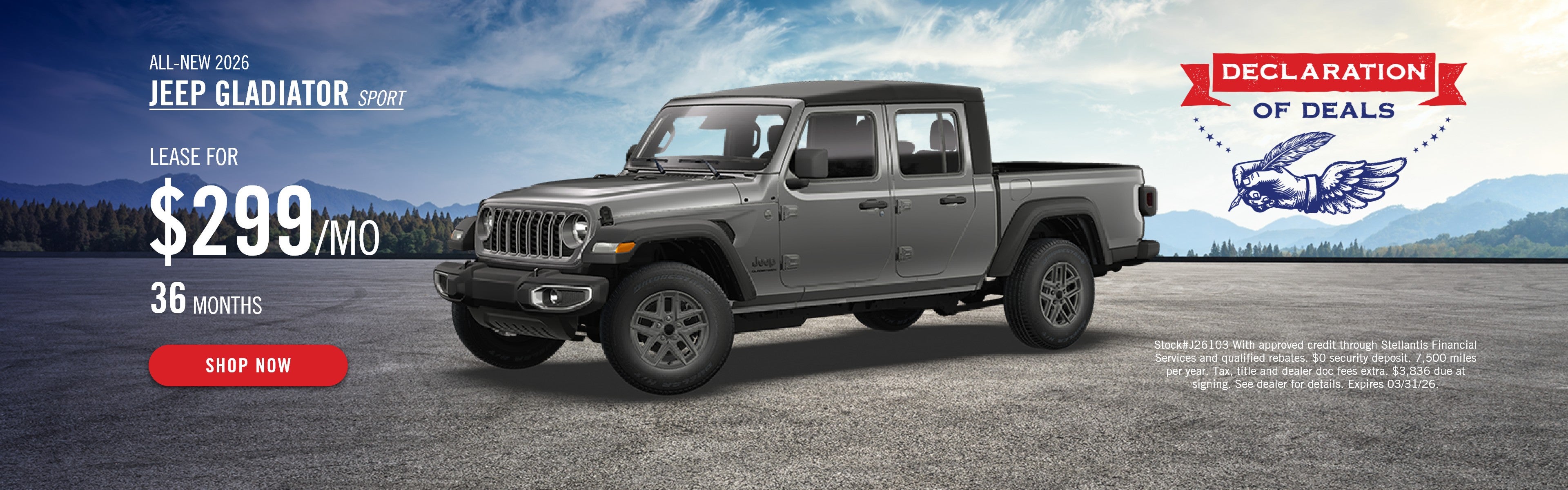 2026 Jeep Gladiator Sport