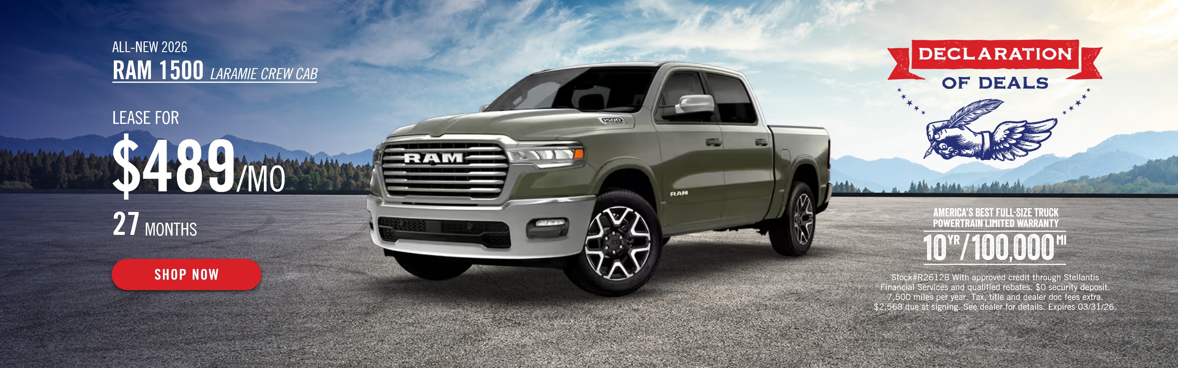 2026 Ram 1500 Laramie Crew Cab