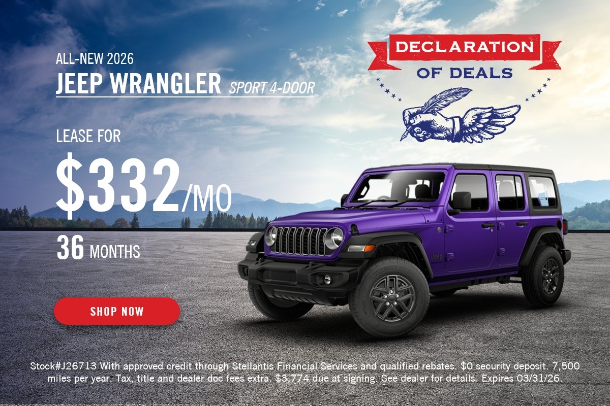 2026 Jeep Wrangler Sport